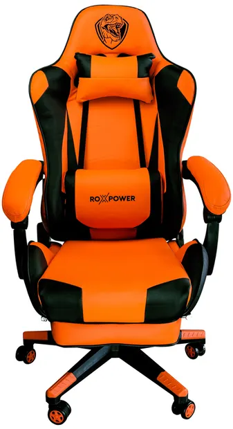 Scaun de gaming Roxpower - T-Rox GC75, portocaliu