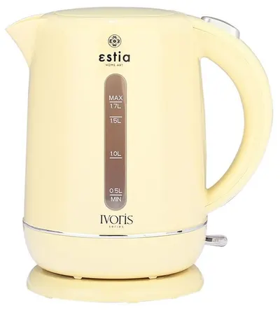 Fierbător electric Estia - Ivoris, 2200W, 1.7 l, crem