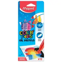 Creioane cerate Maped Color'Peps pe baza de ulei 12culori/set