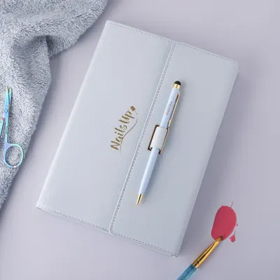 Agenda NailsUp 2023 cu pix - Bleu