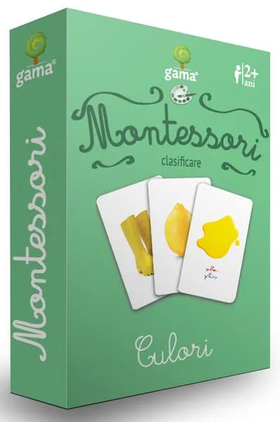 Culori. Cărţi de joc Montessori - Board book