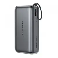 Baterie Externa Acefast M34, 20000mAh, 45W, QC + PD , 1 x USB-A - 2 x USB-C, Gri