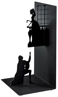 Opritor pentru cărți Balvi - Romeo și Julieta, negru