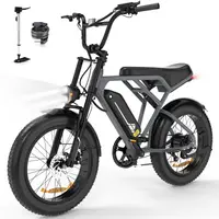 Bicicletă electrică fat bike 20x4.0, baterie detașabilă 36V 12Ah
