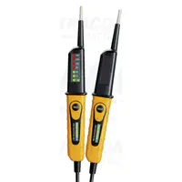Aparat bipolar de tensiune cu LED, tester prot.diferentiala PANVOLTTESTER400FI 6‐400V AC/DC, 30mA FI‐Test