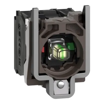 Bloc Luminos Alb cu Inel pentru Corp/de Fixare, Led Integral 24 V, 1No+1Nc