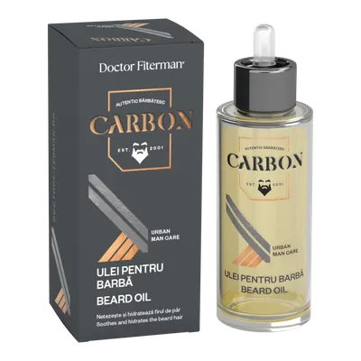 Ulei pentru barba Carbon, 30ml, Doctor Fiterman