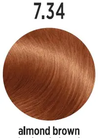 Vopsea de par Profesionala ELEMENT 7.34, 100 ml, Almond Brown