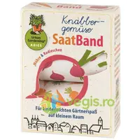 Banda cu Seminte pentru Semanat Morcovi si Ridichi Ecologica/Bio 2buc x 6m