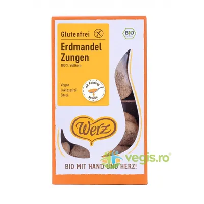 Fursecuri din Faina Integrala de Orez si Arahide fara Gluten Ecologice/Bio 125g