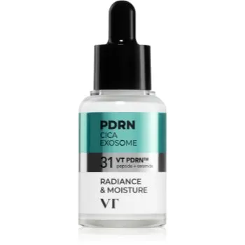 VT Cosmetics PDRN Cica Exosome Firming Ampoule Ser facial pentru fermitate pentru luminozitate si hidratare