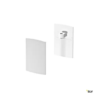 H-PROFILE end caps, white