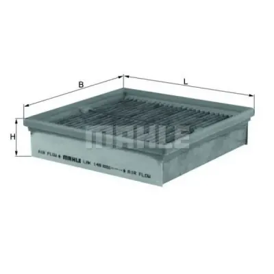 Filtru, aer habitaclu MAHLE ORIGINAL LAK 148