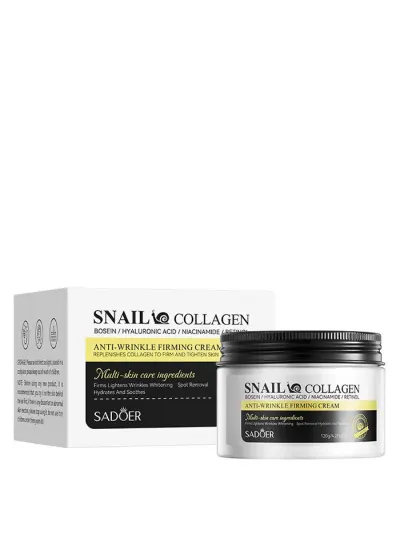 Sadoer Crema antirid cu saliva de melc si colagen 120 g
