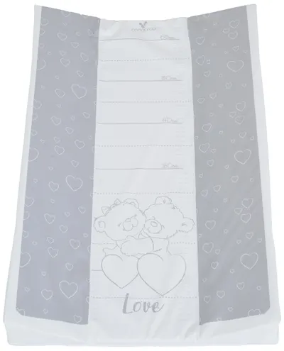 Salteluță moale de înfășat Cangaroo - Grey bears, 44 х 67 cm