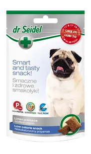 Gustare pentru caini cu continut scazut de calorii, Dr. Seidel, 90g