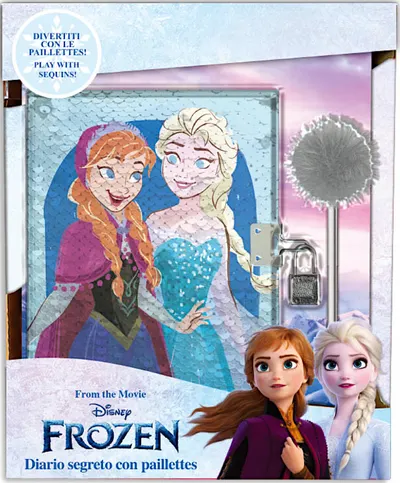 Jurnalul secret Disney - Frozen, cu paiete și un stilou