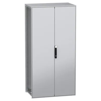 Dulap modular, cu montaj pe pardoseala, PanelSeT SFN, din otel decarbonizat(verde), 2000x1000x600mm, IP55, 2 usi