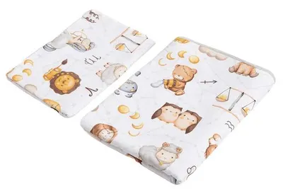 Set lenjerie de pat pentru copii din 2 piese Sensillo - Semne zodiacale, 100 x 135 cm