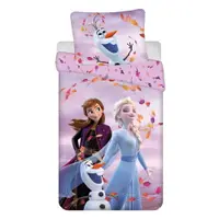 Lenjerie de pat pentru copii din bumbac pentru pat de o persoană 140x200 cm Frozen "Sky" – Jerry Fabrics