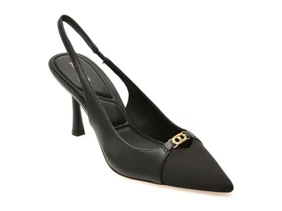 Pantofi eleganti ALDO negri, AUGUSTAS 007, din piele ecologica