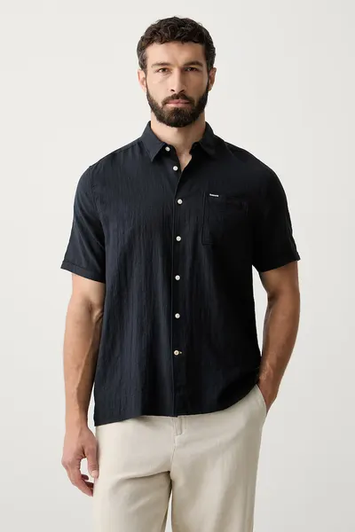 Barbour cămașă pentru bărbați din bumbac cu elastan Kingswood