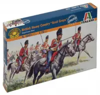 Figurine pentru hobby Italeri Militare: Soldați - Waterloo 200 Războaiele Napoleoniene: Cavaleria Grea Britanică „Scots Greys”, 18 figurine