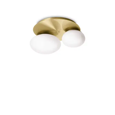 Lampa cu montaj pe tavan Ninfea pl2 Auriu