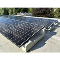 Pachet structura ballast din beton pentru montaj 10 panouri fotovoltaice dispuse pe doua randuri de cate 5
