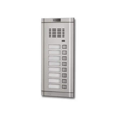 Interfon de exterior Genway WL-02NE 1*8, 8 familii, ingropat, aluminiu