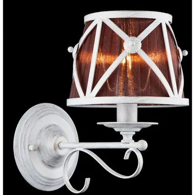 Aplica House Country,1 x E14, 230V, D.18 cm,H.30 cm,Alb