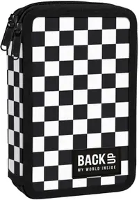 BackUp DW - Chessboard neceser cu accesorii, 2 fermoare