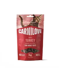 Recompense moi pentru pisici CARNILOVE Soft Snack cu curcan și iarbă-mâței 50 g