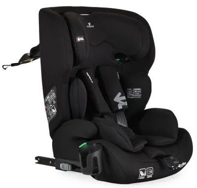 Scaun auto Cangaroo - Trip, i-Size, IsoFix , 76-150 cm, Midnight black