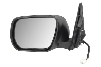 Oglinda stanga potrivit SUZUKI GRAND VITARA II, XL7 2005-2009 - electrica incalzita, crom, grunduita