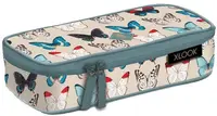 Penar oval Lizzy Card Xlook Buterfly - Comfort, cu un fermoar