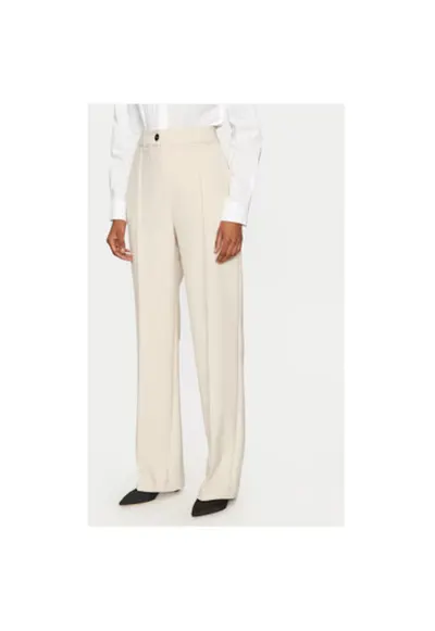 Pantaloni dama 10015261 - Poliester/Viscoza - Bej - Bej
