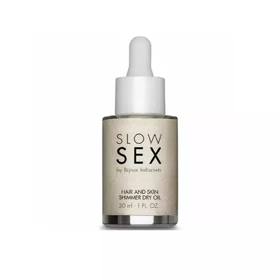 Ulei uscat stralucitor pentru corp Slow Sex, 30ml, Bijoux Indiscrets