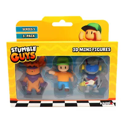 Set 3 mini figurine 3D, Stumble Guys, S5