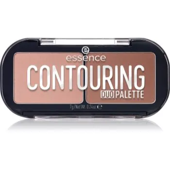 essence CONTOURING DUO PALETTE Patela pentru conturul fetei