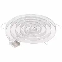 vidaXL Generator de fum rece, 33,5 cm, oțel inoxidabil, rotund