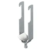 Clamp clip, double, plastic pressure trough | Type 2056W 2 52 FT