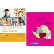 Pachet Bacalaureat 2026 Limba si literatura romana 72 teste si Istoria romanilor