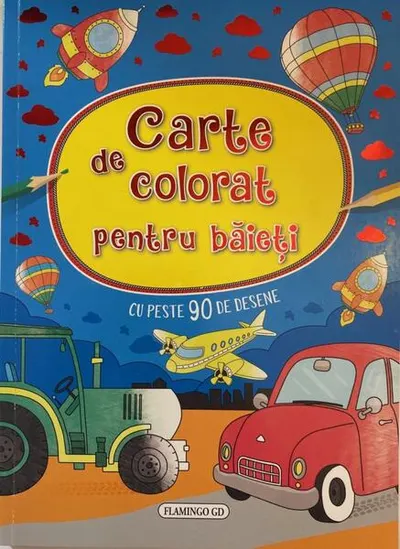 Carte de colorat pentru băieți - Paperback brosat - ***