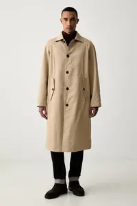 Trussardi palton reversibil pentru bărbați din lână