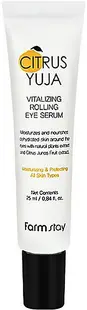 Farmstay Citrus Yuja Ser pentru ochi cu aplicator roll-on, 25 ml