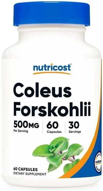 Coleus Forskohlii, 500 mg, 60 capsule, Nutricost