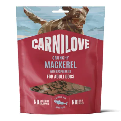 Carnilove Dog Crunchy Snack Mackerel & Raspberries 200 g