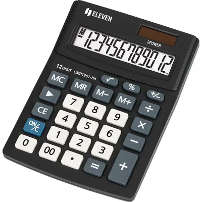 Calculator Eleven - CMB1201-BK, de birou, 12 cifre, negru