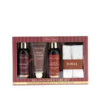 Set cadou relaxare cu produse cosmetice si prosop